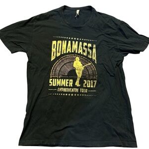 Bonamassa tour shirt 2017 black size XL